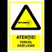 semn pentru pericol raze laser